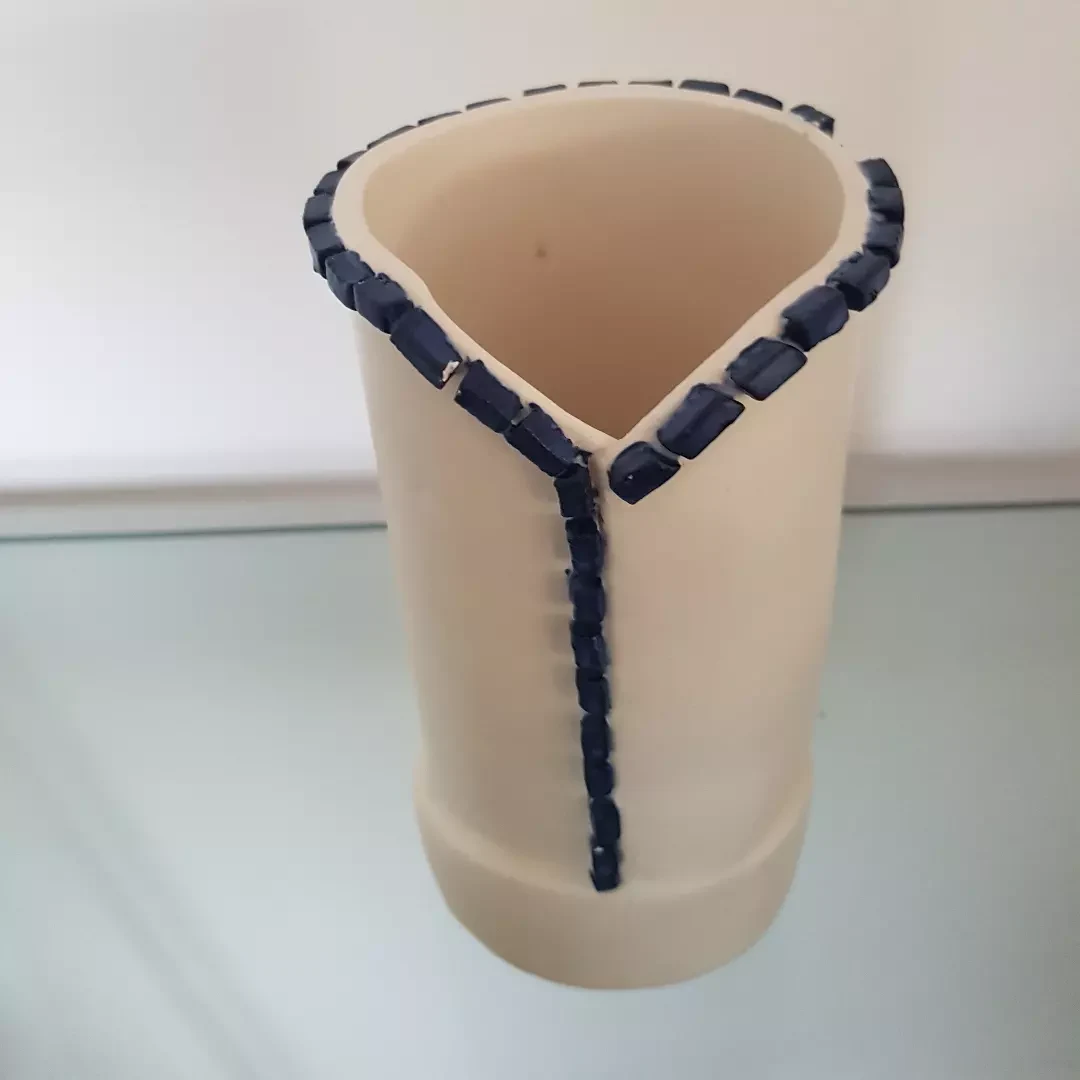 Borde azul